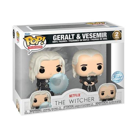 POP! Netflix's The Witcher - Geralt & Vesemir 2-Pack (Exclusive)