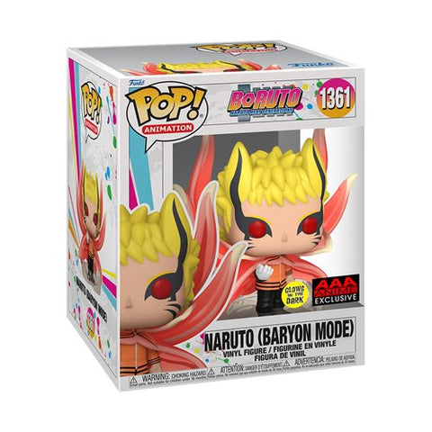 Pop! Boruto - Naruto Baryon Mode Glow-in-the-Dark Super