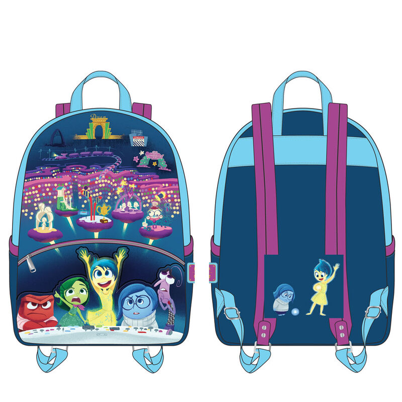 Loungefly Pixar Inside Out Mini Backpack-Modern Pinup Exclusive