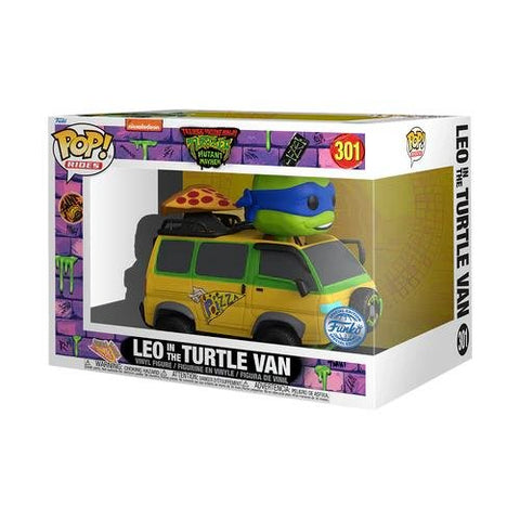 POP! Rides: Teenage Mutant Ninja Turtles: Mutant Mayhem - Leo in the Turtle Van  (Exclusive)
