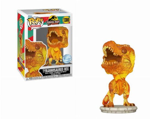 POP! Jurassic Park 30th Anniversary - Tyrannosaurus Rex (Amber) (Exclusive)