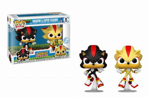 POP! Sonic the Hedgehog - Shadow & Super Shadow (GITD) 2-Pack (Exclusive)