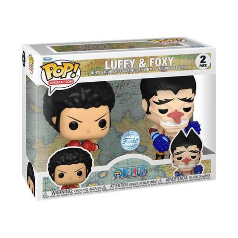 Funko POP! One Piece - Luffy & Foxy 2-Pack (Exclusive)