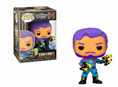 POP! Guardians of the Galaxy - Star-Lord (Black Light)  (Exclusive)