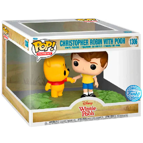 POP! Moments Disney Winnie the Pooh Christopher Robin with Pooh Exclusive