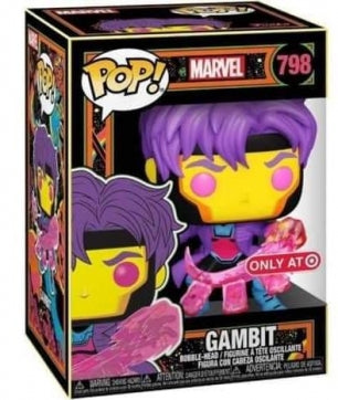 POP! Marvel - Gambit (Black Light) #798 Bobble-Head (Exclusive)