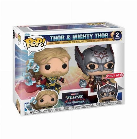POP! Thor: Love & Thunder - Thor & Mighty Thor 2-Pack  (Exclusive)