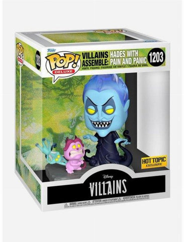 Pop! Deluxe: Disney Villains Assemble - Hades with Pain and Panic (Exclusive)