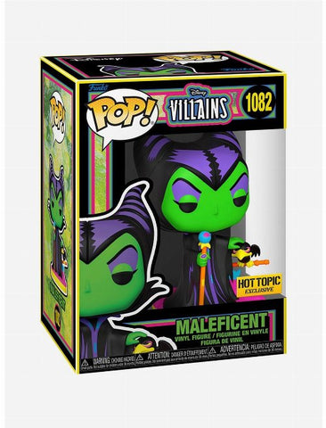 POP! Disney Villains - Maleficent (Black Light) #1082 Figure (Exclusive)