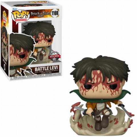 POP! Attack on Titan - Battle Levi (Bloody) (Exclusive)