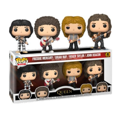 POP! Rocks: Queen - Freddie Mercury, Brian May, Roger Taylor & John Deacon  (Exclusive)