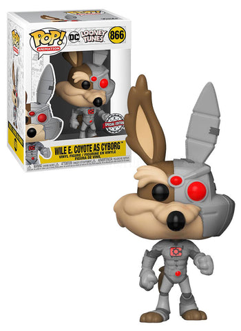 Funko Pop! Looney Tunes- Coyote como Cyborg (edição especial)