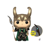 POP! Marvel: Infinity Saga - Loki with Scepter (GITD) (Exclusive)