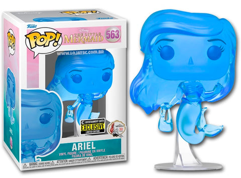 POP! Little Mermaid - Ariel with Bag (Blue Translucent) (Exclusive)