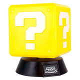 Lâmpada 3D Question Block Super Mario Bros Nintendo (2257692098656)