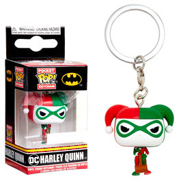 Pocket POP keychain DC Comics Harley Quinn Holiday