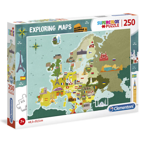 Great Places in Europe Exploring Maps puzzle