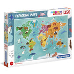 Animals in the World Exploring Maps puzzle