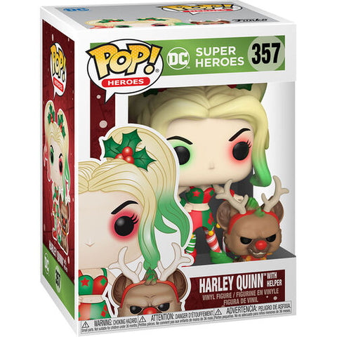 POP!DC Holiday - Harley Quinn with Helper