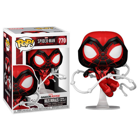 POP! Spiderman Miles Morales - Crimson Cowl Suit