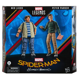 Marvel Legends Spiderman Homecoming Peter Parker and Ned Leeds
