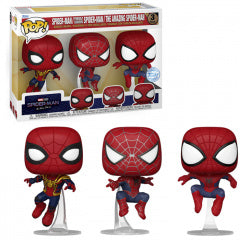 POP! Marvel: Spider-Man No Way Home - Leaping Spider-Man 3-Pack Exclusive