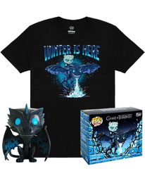 Game of Thrones POP! & Tee Box Icy Viserion heo Exclusive