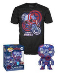 Captain America Civil War POP! & Tee Box Captain America Art Series