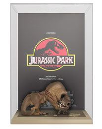 POP! Movie Posters: Jurassic Park - Tyrannosaurus Rex & Velociraptor