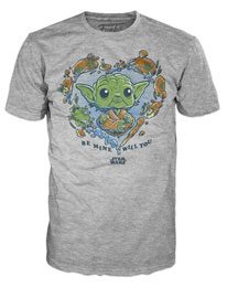 Star Wars Loose POP! Tees T-Shirt Be Mine Yoda