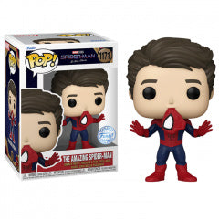 POP! Marvel: Spider-Man No Way Home - Amazing Spider-Man w/ Mask in Mouth Exclusive